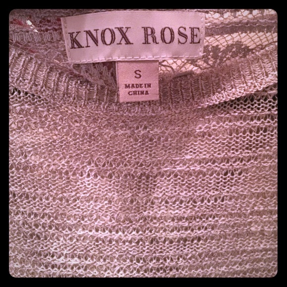 NWOT Knox Rose Laced Back Tunic Sweater - Picture 4 of 4